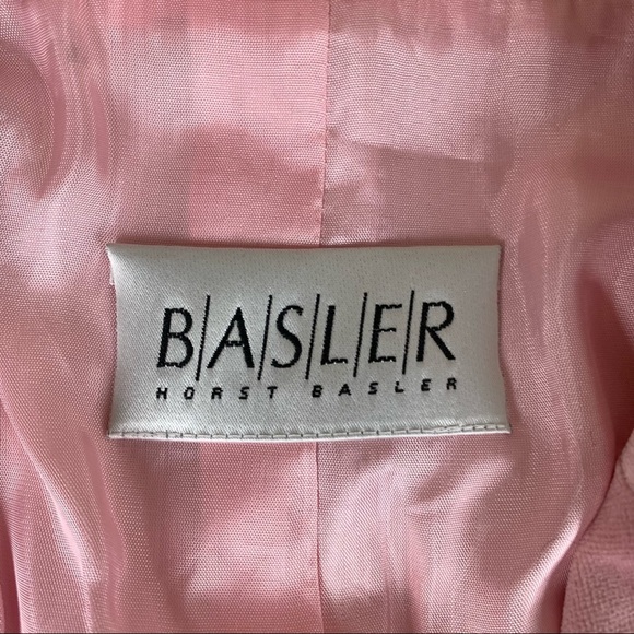 BASLER Horst Basler Fitted Pink Velvet Blazer - Picture 3 of 13